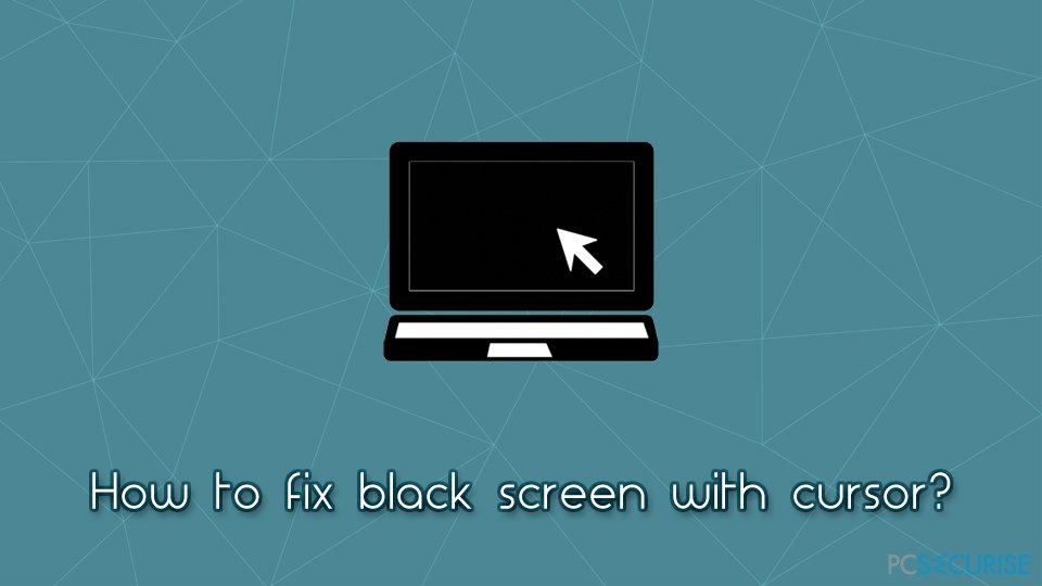 Comment réparer le problème de l'écran noir avec curseur ?