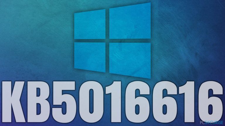 Comment résoudre l’échec de l’installation de la mise à jour KB5016616 sur Windows ?
