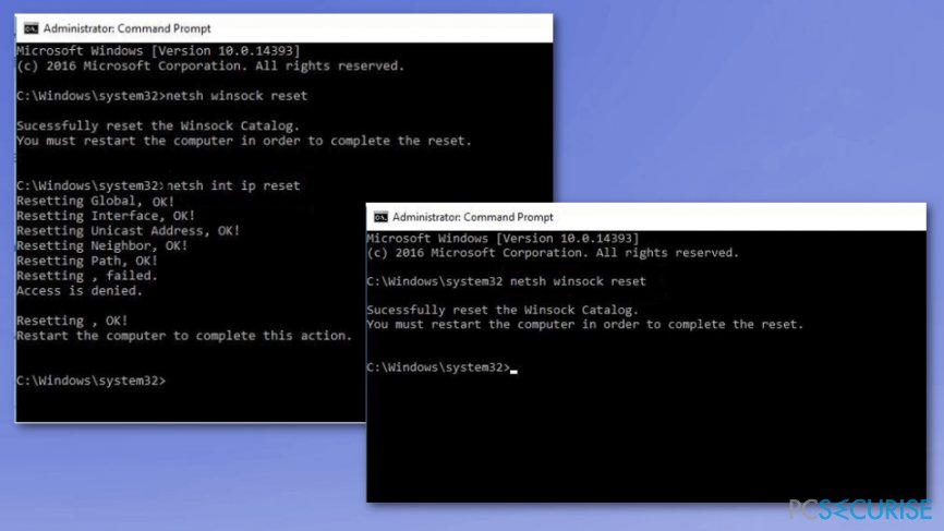 Command Prompt with administrative rights