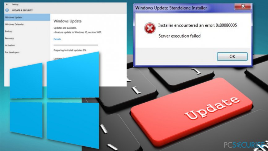 Windows Updates recently cause number of errors