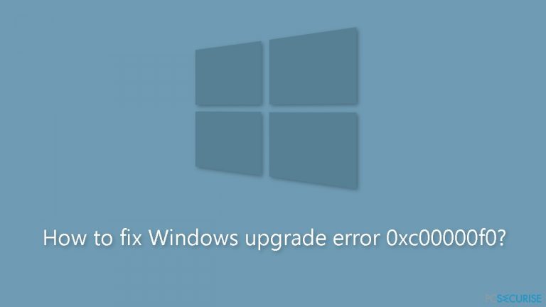 Comment corriger l’erreur de mise à jour de Windows 0xc00000f0 ?