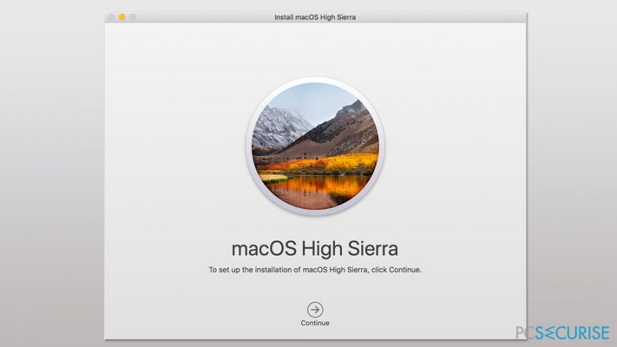 Install Mac OS High Sierra