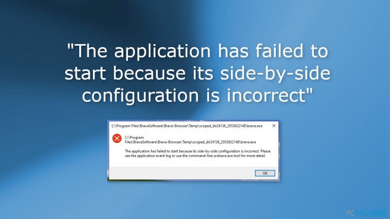 [Résolution] «La configuration côte à côte est incorrecte» sur Windows